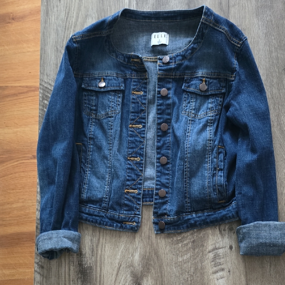 Elle Dark Blue Kids Jean Jacket